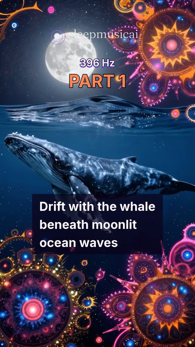 Drift with the whale beneath moonlit ocean waves

#sleepmusicai #sleep #ocean #waves #autumn